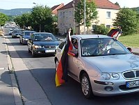 Bild: Wieder Autokorso