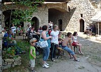 Bild: Mittelalterfest auf dem Strau&szlig;berg