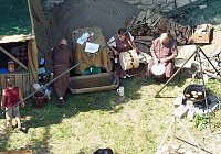 Bild: Mittelalterfest auf dem Strau&szlig;berg