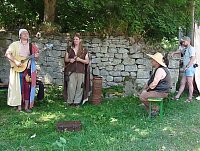 Bild: Mittelalterfest auf dem Strau&szlig;berg
