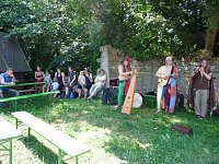 Bild: Mittelalterfest auf dem Strau&szlig;berg
