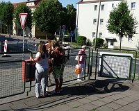 Pferd in der Stadt Bild: Pferd in der Stadt