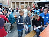 Bild: Athletenpr&auml;sentation des 15. Sparkassenmeetings 