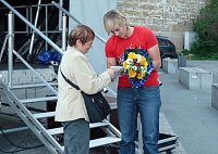 Bild: Athletenpr&auml;sentation des 15. Sparkassenmeetings 