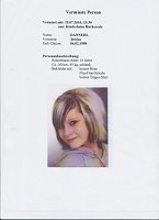 Gesuchte Person Bild: Gesuchte Person