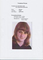 Gesuchte Person Bild: Gesuchte Person