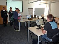 Bild: Offene T&uuml;r bei CSI