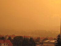 Bild: Orangefarbene Welt