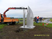 Pylone aufgesetzt Bild: Pylone aufgesetzt