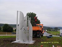 Pylone aufgesetzt Bild: Pylone aufgesetzt