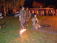 Bild: Feuerschau zum Bauernmarkt