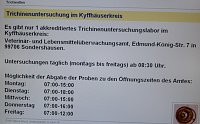 Bild: Trichinenlabor offen