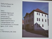 Bild: Vortrag Dr. Hahnemann