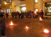 Bild: Laternenumzug und Feuerschau
