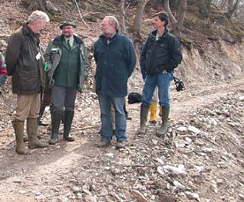Bild: Kyffh&auml;userwald bei Befahrung