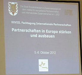 Bild: Tagung zu Partnerschaften in Europa
