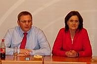 Bild: Mit Minister diskutiert