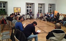 Bild: 1. Probe des Begegnungschores Bad Frankenhausen
