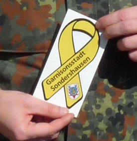Bild: Solidarit&auml;t mit Soldaten