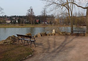 B&auml;nke im Schlosspark