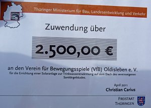 Einweihung Solaranlage