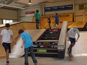 Abschluss in Skate-Arena