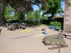 Arbeitseinsatz durchgef&uuml;hrt