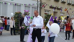 Fliederkrone gesetzt
