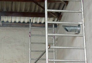 Abgasanlage f&uuml;r Feuerwehr