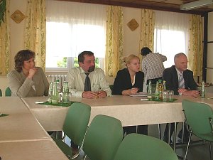Minister Sklenar in Donndorf