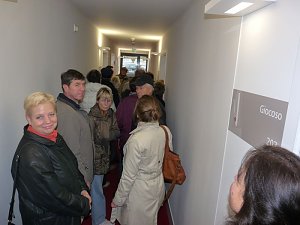 Andrang bei Besichtigung