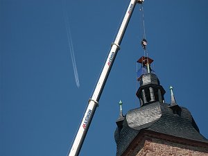 Turmknopf&ouml;ffnung Kirche Bendeleben