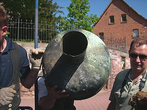 Turmknopf&ouml;ffnung Kirche Bendeleben