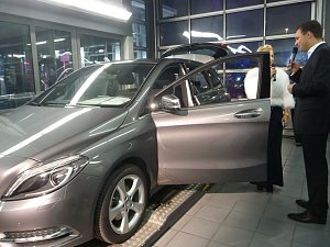 Spektakulärer Auftritt