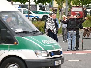 Neonaziveranstaltung Polizeipr&auml;senz