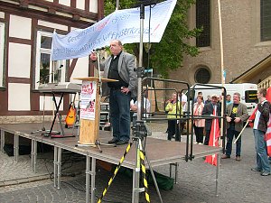 Demonstration gegen Neonazis