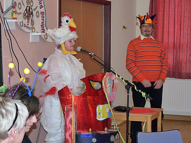 N&auml;rrisch gefr&uuml;hst&uuml;ckt