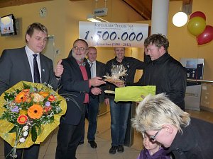 Der 1.500.000. Besucher