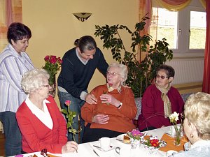 Wohngebiet feierte Frauentag