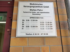 Kinderarztpraxis in Sondershausen