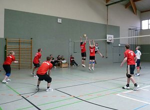 Volleyballer unter sich