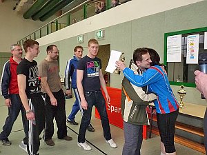 Volleyballer unter sich