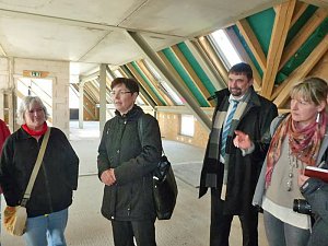 Entstehendes B&uuml;rgerzentrum besucht