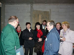 Entstehendes B&uuml;rgerzentrum besucht