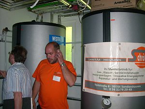 Solaranlage in Betrieb
