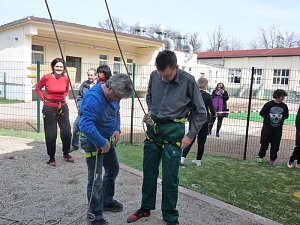 Kletterversuche