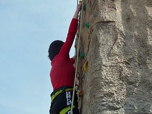 Kletterversuche