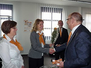 Auszeichnung erhalten