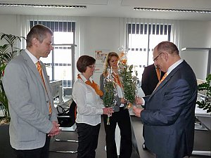 Auszeichnung erhalten