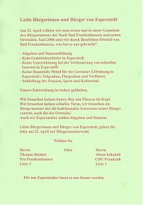 Wahlkampffinale skurril und unappetitlich